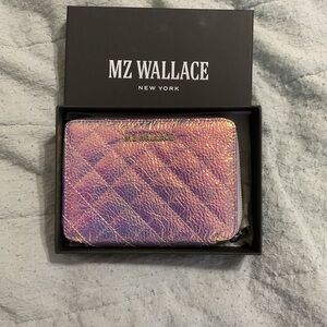 MZ Wallace Opal Leather Passport Holder